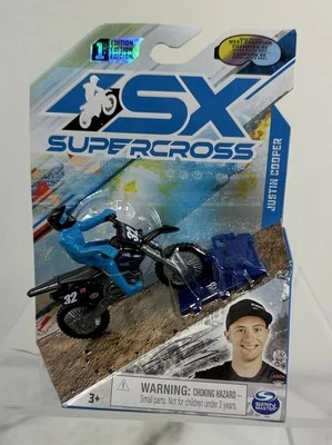 SX Supercross Justin Cooper 1:24 Scale Die-Cast Motorcycle  #32 Collection New - Image 1 of 4