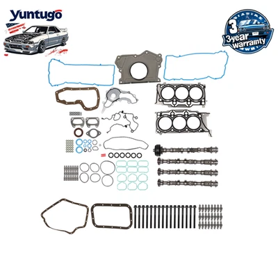 Camshaft Rocker Arms Lifters Head Gasket Kit For 11-16 ChrysIer Dodge Jeep 3.6L Foto 1 de 4