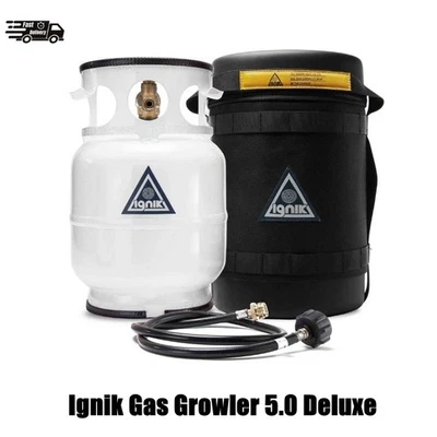 FOLLOW DESCRIPTION Ignik Gas Growler 5.0 Deluxe