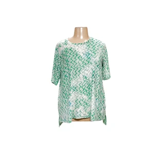 LOGO by Lori Goldstein Green Blouse - Size XL - Picture 1 of 4