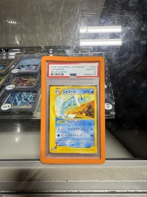 Pokemon Vaporeon Skyridge SIN Holo Raro #33 PSA 10 Gemas Como Nuevo Con Protector Foto 1 de 2