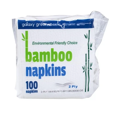 Disposable Napkin 2-Ply (100 ct x pack of 12) for Home Bar Dining Foto 1 de 4