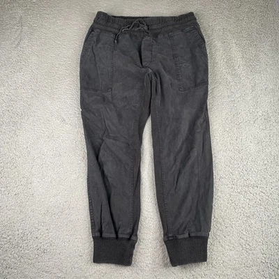 Pantalones de chándal James Perse de medios mixtos para mujer talla 3 grandes de algodón negro con cordón Foto 1 de 4