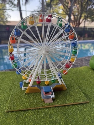 Ferris Wheel Model Ride - N Scale HO Fairgrounds Carnival Booth Fair Merry Round - Image 1 of 4