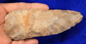 Hoja Base Redondeada Lerma Auténtico Artefacto Punta de Flecha Prehistórico Nativo Indio - Imagen 1 de 8