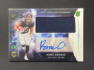 Rome Odunze 2024 Panini Origins Auto RC Rookie Jumbo Jersey #RJA-ROO - Picture 1 of 2