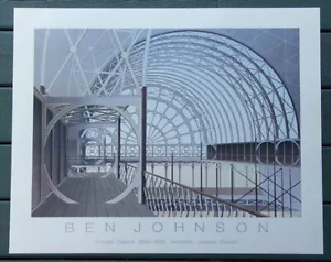 Póster Crystal Palace Londres 1850-1936, arquitecto Joseph Paxton 24x30 Inglaterra - Imagen 1 de 2