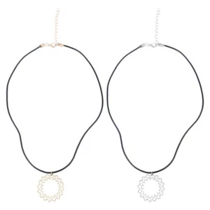 Simple Hollow Flower Necklace Fashion Clavicle Chain Necklace Jewelry - Picture 1 of 10