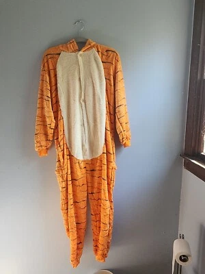 TIGGER Adulto Hombre Mujer Disfraz Traje Winnie The Pooh Una Pieza Disney Juegos con disfraces Foto 1 de 4