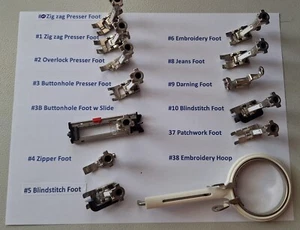 Bernina Accessories / Foot Collection / 11 feet / Old Style / YOU CHOOSE! - Picture 1 of 3