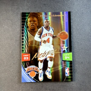 2009-10 Panini Adrenalyn XL Nate Robinson Extra Signatures New York Knicks - Imagen 1 de 2