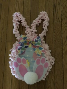 Easter Bunny rabbit Wreath wall door hanging home decor - Picture 1 of 5