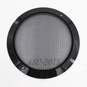 Panel de altavoz negro de 8 "pulgadas Acero coaxial Sub Mesh Grills Cubierta 207mm - Imagen 1 de 3
