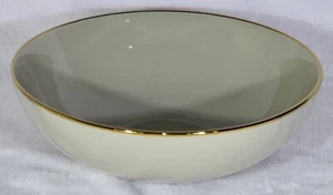 Schöne Lenox Trianna taupe ~ Allzweckschale mit Goldrand - Bild 1 von 6
