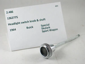 1964 Buick Special Skylark SportWagon headlight switch knob 1362775 - Picture 1 of 2