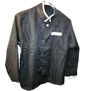 Karate Cosplay Costume Top, Men's Black & White Size M Demon Slayer - Picture 1 of 4