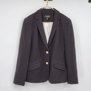 Talbots Aberdeen Knit Blazer Jacket in Black Size 10 NWT - Picture 1 of 6