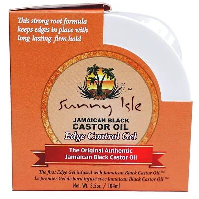 Sunny Isle Jamaican Black Castor Oil Edge Control Gel 3.5oz, Adds Moisture & - Image 1 of 4