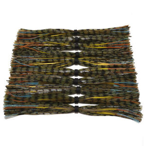 10 Bundles standard silicone Skirt DIY For Spinner jig BASS Fishing skirts SF052