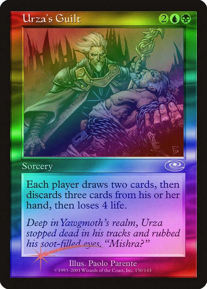 Urza's Guilt FOIL Planeshift PLD Blue Black Rare MAGIC MTG CARD ABUGames - Image 1 of 1