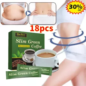 18X Slim Green Coffee with Ganoderma Control Weight Tea Coffe De= - Picture 1 of 12