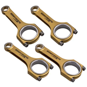 4x Titanizing Con Rods Rod for VW 1.9 TDI PD130 PD150 2.0 TDI PD140 PD170 5.669" - Picture 1 of 12