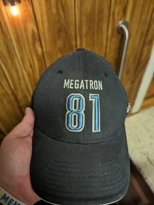 Detroit Lions #81 Megatron Calvin Johnson Reebok One Size Fits All Hat READ - Picture 1 of 4