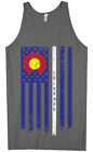 Colorado State drapeau américain débardeur homme Denver US Pride