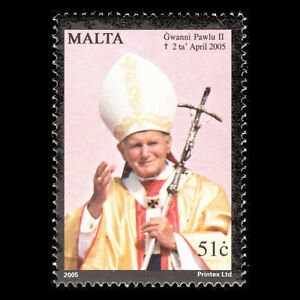 Malta 2005 - Famous People Paul II Religion - Sc 1200 MNH