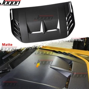 Raptor Matte Carbon Front Engine Scoop Vent Cover For Ford Bronco Raptor 2021-25 - Picture 1 of 12