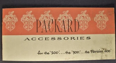 Packard Folder 200 300 Patrician 400 1951 sedán cupé convertible bonito original Foto 1 de 4