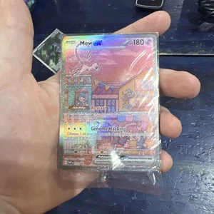 Pokémon TCG Sealed Mew EX 053 Holo Black Star Promo Scarlet & Violet 151 - Picture 1 of 9