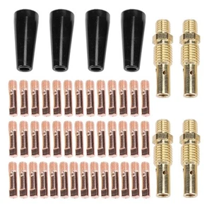 Flux Core Nozzle Kit Gas Diffuser Kit Repair Projects 48pcs Welding Tips - Picture 1 of 12