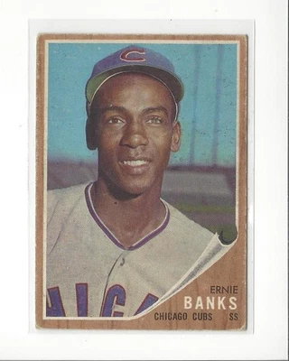1962 Topps #25 Ernie Banks Cubs - VG-EX - Image 1 of 2