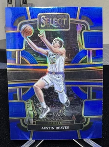 2023-24 Panini Select Austin Reaves Concourse Blue Silver Prizm #52  Lakers - Picture 1 of 2