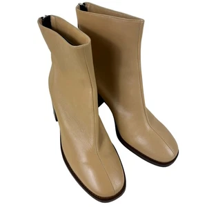 Botines Fabio Rusconi Nuevos sin Etiquetas Beige Puntera Almendra Cuero Hechos en Italia Talla 37 - Imagen 1 de 8