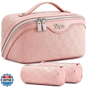 BOYATU Bolsa de Maquillaje de Viaje para Mujer: Bolsa Organizadora de Cosméticos con Compartimentos - Imagen 1 de 5