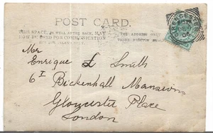 KING EDWARD VII CIRENCESTER SQUARED CIRCLE ON 1/2d GREEN 1904 P/C REF 6431 - Bild 1 von 2