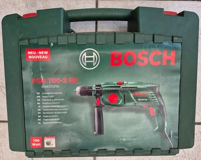 Bosch PSB 700-2 RE  Schlagbohrmaschine  700W  mit Koffer - Bild 1 von 3
