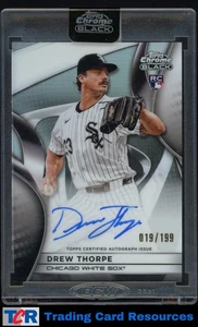 2025 Topps Chrome Black #CBA-DT Drew Thorpe Autographs Refractors #/199 - Picture 1 of 2