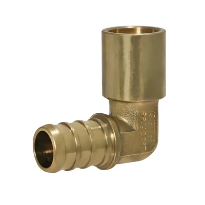 1 Pc XFITTING 1/2" Pex X 1/2" Male Sweat Elbow, Pex Male Sweat Elbow, Lead Free - Image 1 of 4