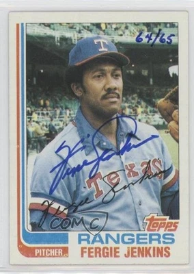 2004 Originals Signature Edition Buyback /65 Fergie Jenkins (1982) Auto HOF - Image 1 of 2