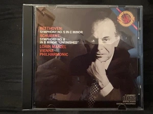 MAAZEL VPO - Syms. Beethoven Nr. 5, Schubert Nr. 8 - 1981 Japan CBS CD MK-36711 - Bild 1 von 3