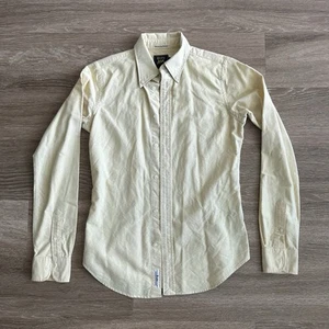 Ralph Lauren Rugby Button Shirt Yellow Women’s 2 - Picture 1 of 18