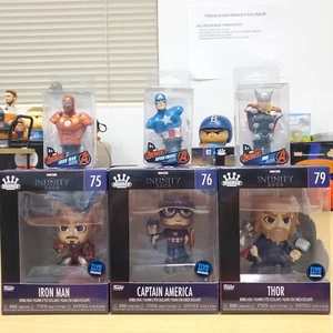 Infiniti Saga Funko Mini Combo Cap America Thor and Iron Man w free mini busts - Picture 1 of 22