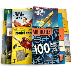 1946-1959 Air Trails Pictorial Magazine Lot of 11- WW2/Model Planes - Bild 1 von 8