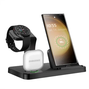 3In1 Fast USB Charger Dock Charging Station For Samsung Galaxy Watch S24 S23 S22 - Picture 1 of 26