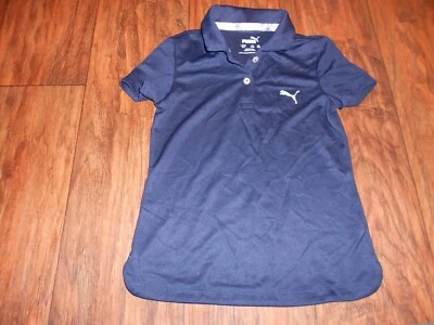 Puma girls golf shirt top size S small athletic MINT cond blue - Image 1 of 4