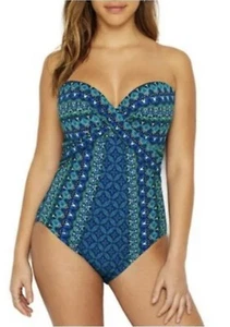 Nuevo sin etiquetas Traje de baño Miraclesuit para mujer Mosaica Sevilla de una pieza talla 10 tazas moldeadas - Imagen 1 de 9