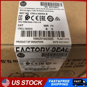 New Allen-Bradley 1763-L16AWA /B MicroLogix 1100 16 Point Controller 1763L16AWA - Picture 1 of 7